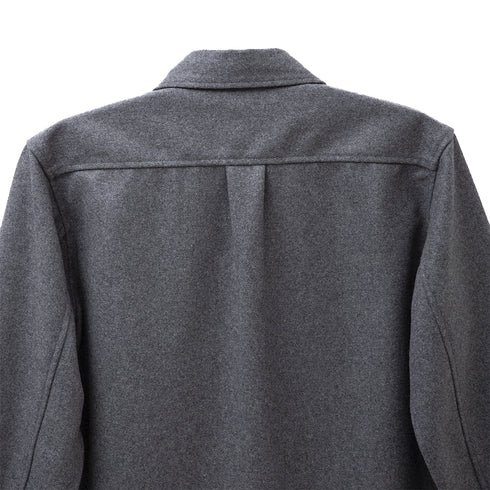 Norse Projects Ulrik Wool Shirt Grey Melange N40-0598 Degli Uberti